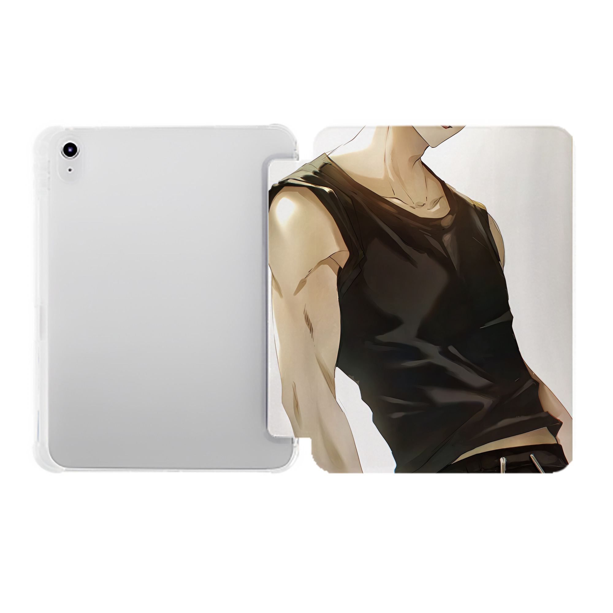 （画像用） ハイキュー!! Haikyu!! IPad ケース ペン収納付き 三つ折りスタンド PUレザー×シリコン 対応機種9.5/10.5/10.9インチ